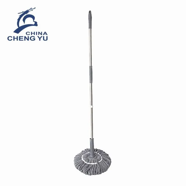 Microfiber Strip Twist Mop With Stainless Steel Handle