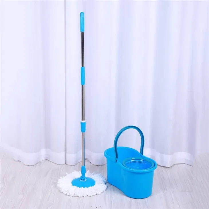 Wholesale Hand Free Telescopic Handle 360 Plastic Mop Floor Cleaning Mop With Bucket